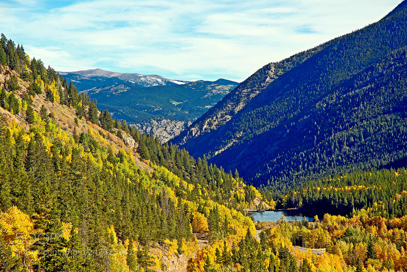 Nikon D200 sample photo. Georgetown reservoir in autumn photography
