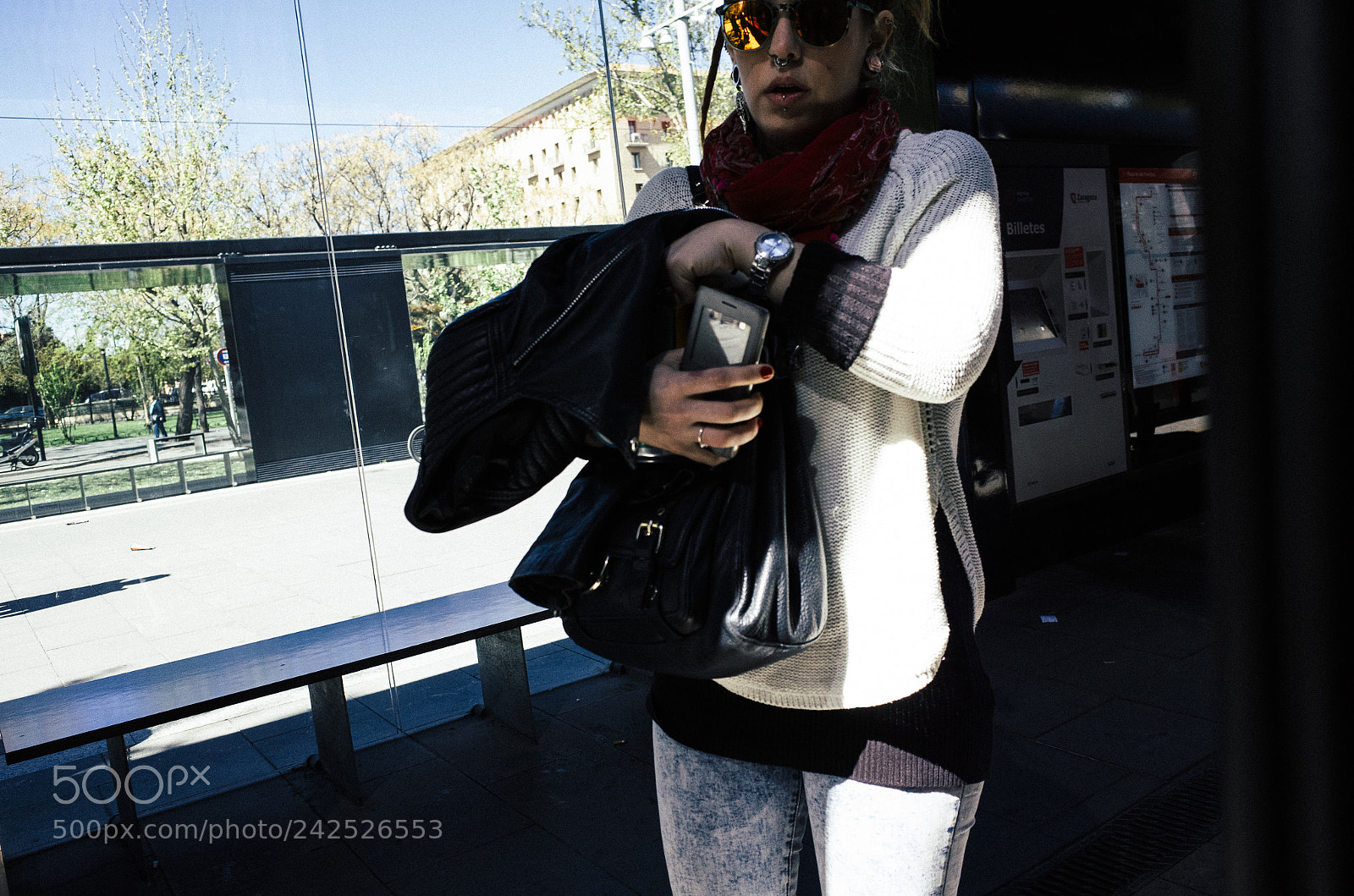 Ricoh GR II sample photo. Piercing girl photography
