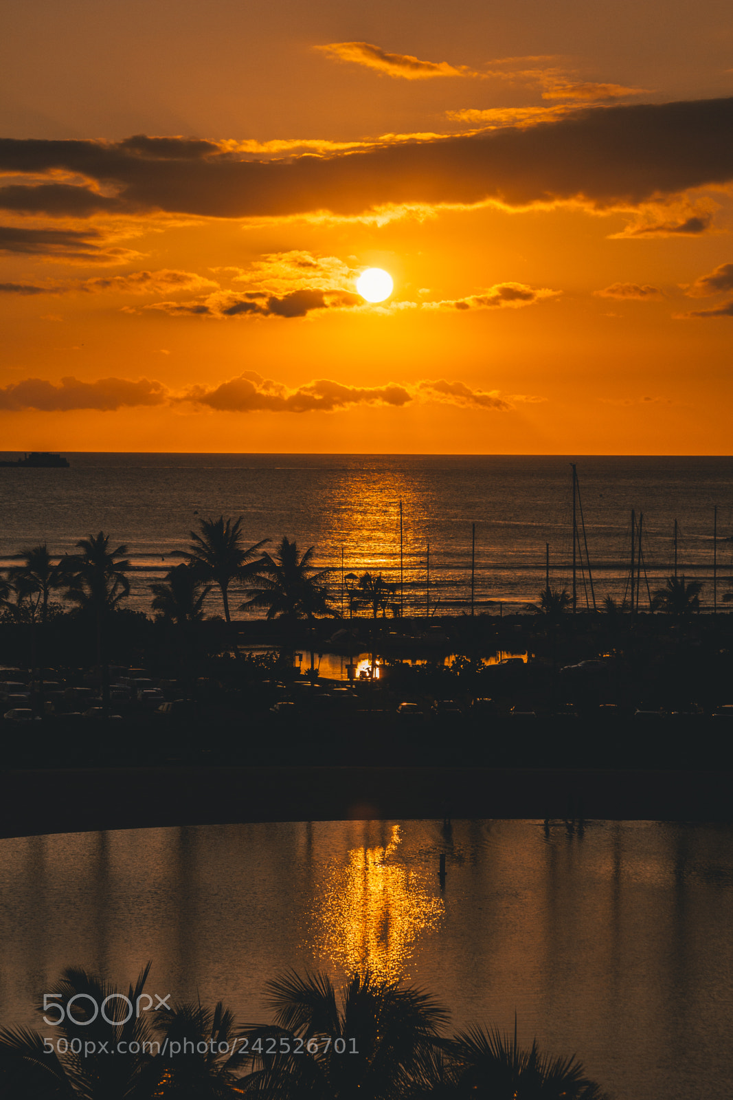 Canon EOS 550D (EOS Rebel T2i / EOS Kiss X4) sample photo. Waikiki beach sunset, honolulu photography