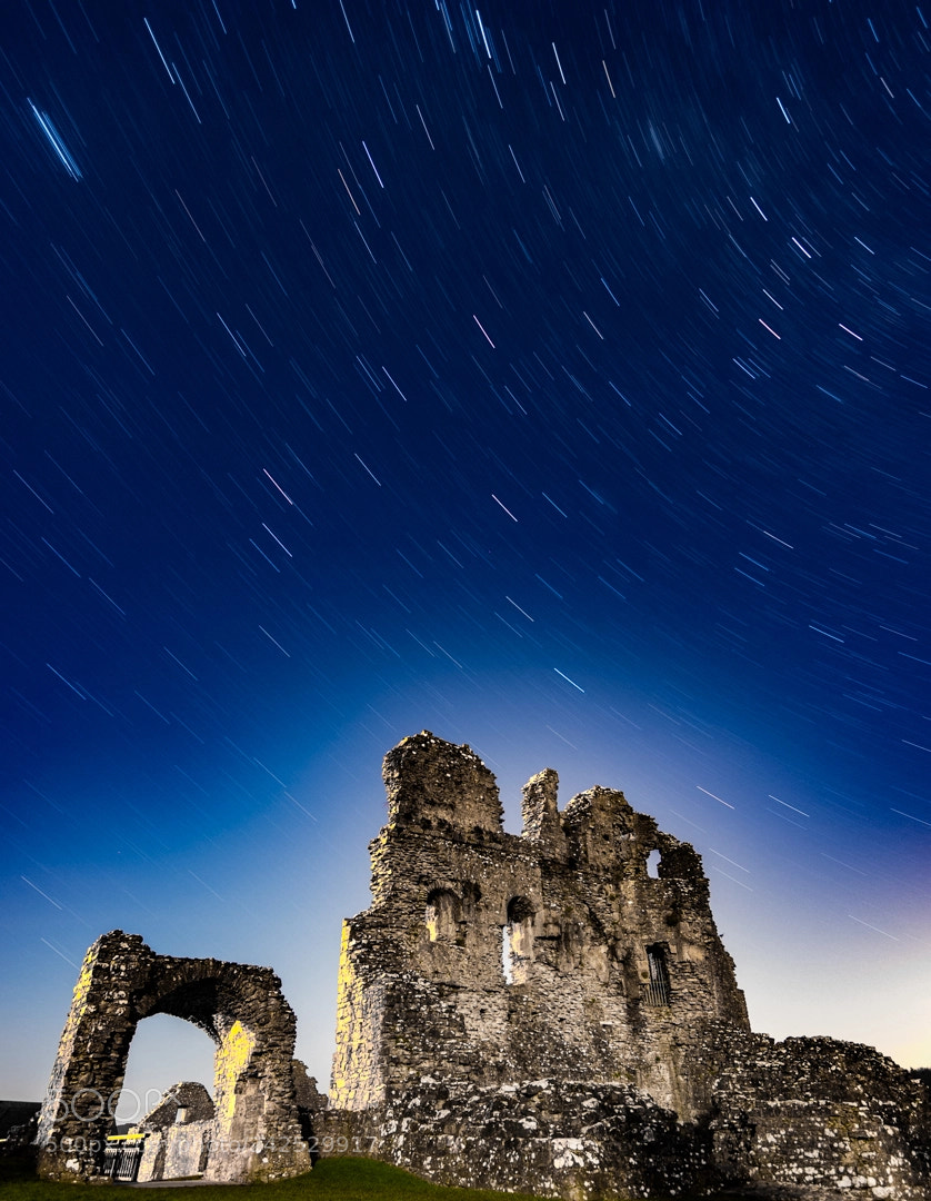 Nikon D500 sample photo. Star trails over ogmore photography