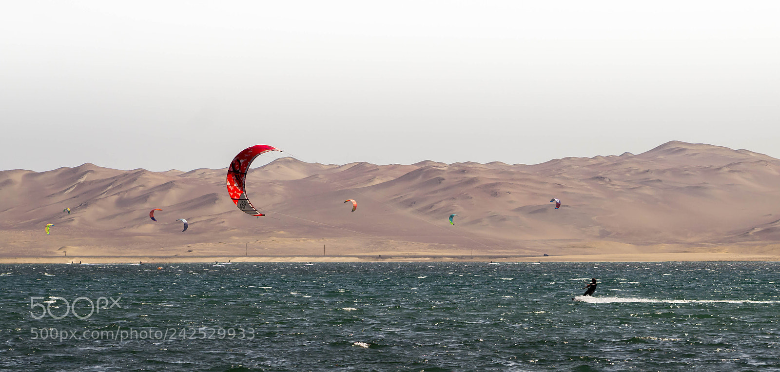 Canon EOS 1200D (EOS Rebel T5 / EOS Kiss X70 / EOS Hi) sample photo. Kitesurfing en paracas photography