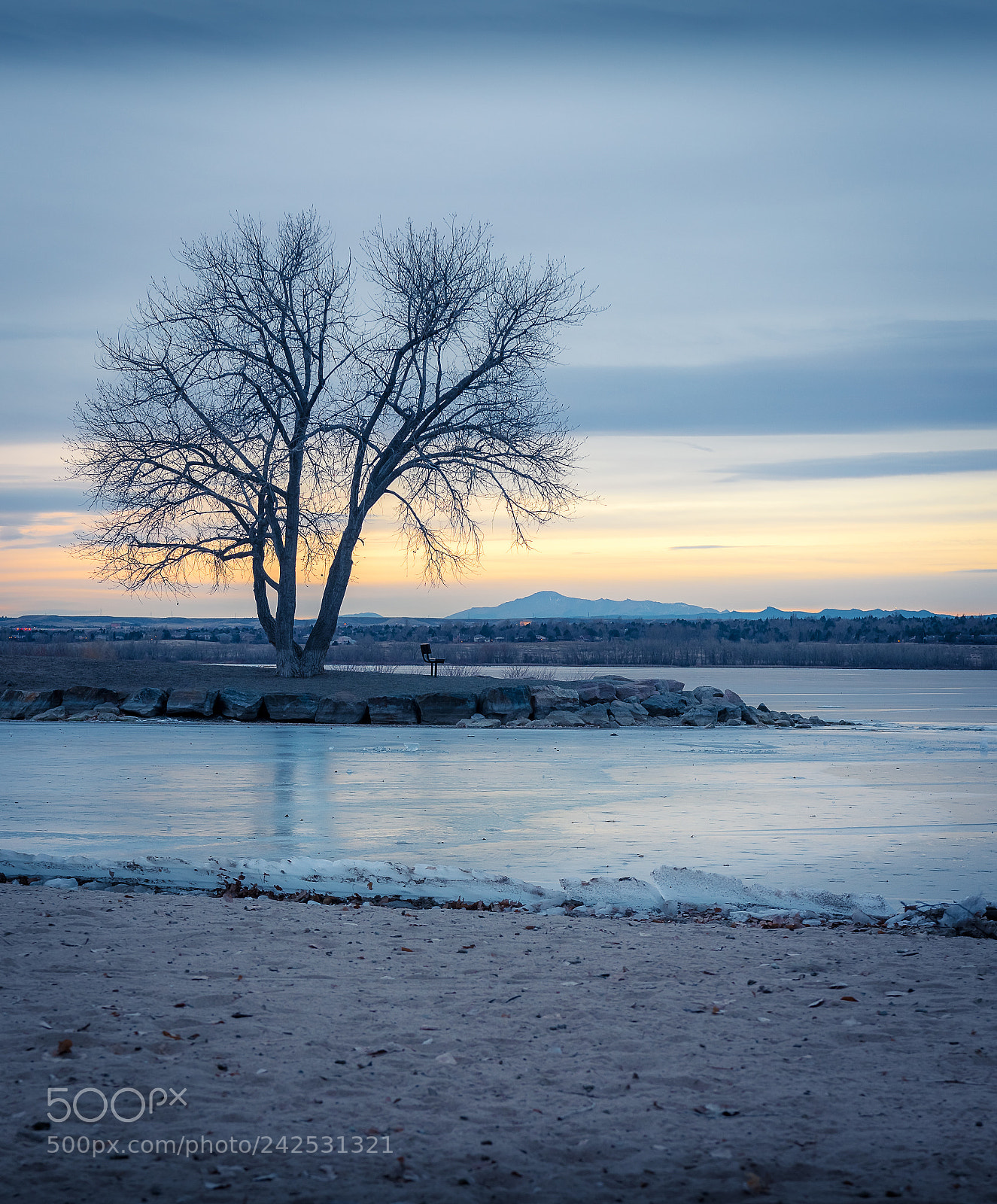Nikon D810 sample photo. Ice lake photography