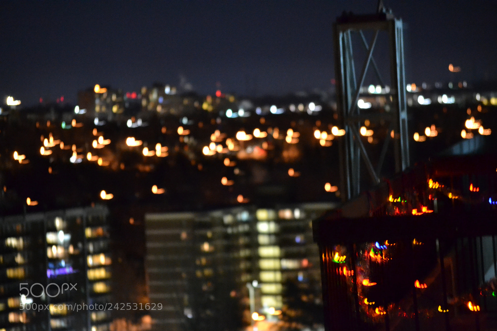 Nikon D3100 sample photo. City night city light photography