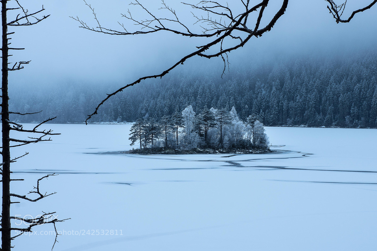 Pentax K-3 sample photo. Eibsee im winter 2 photography