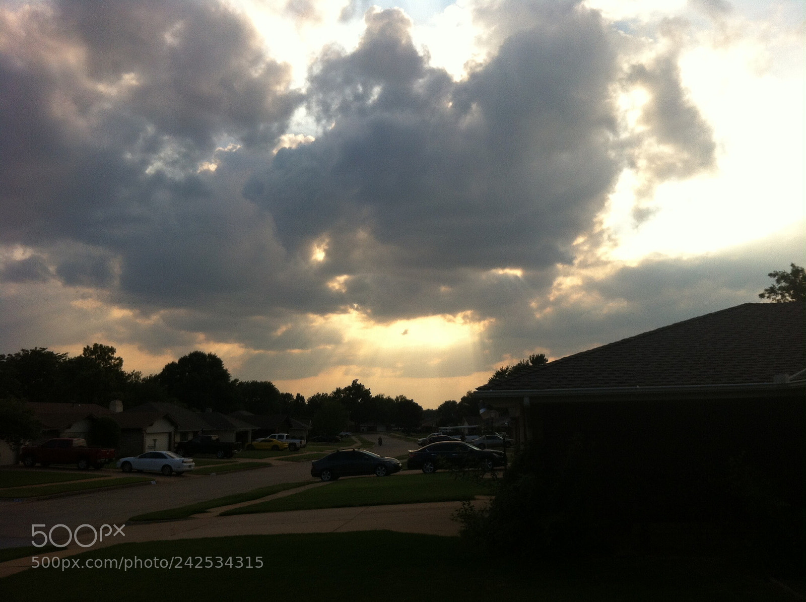 Apple iPhone 4 sample photo. Glowing sky photography