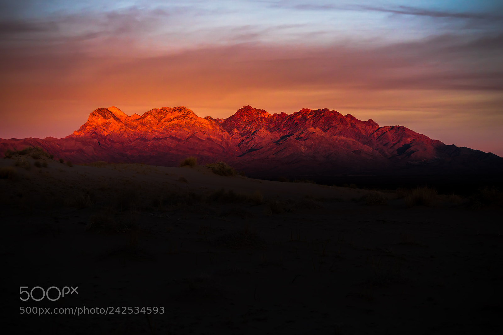 Canon EOS 6D Mark II sample photo. Sunset on the mountains photography