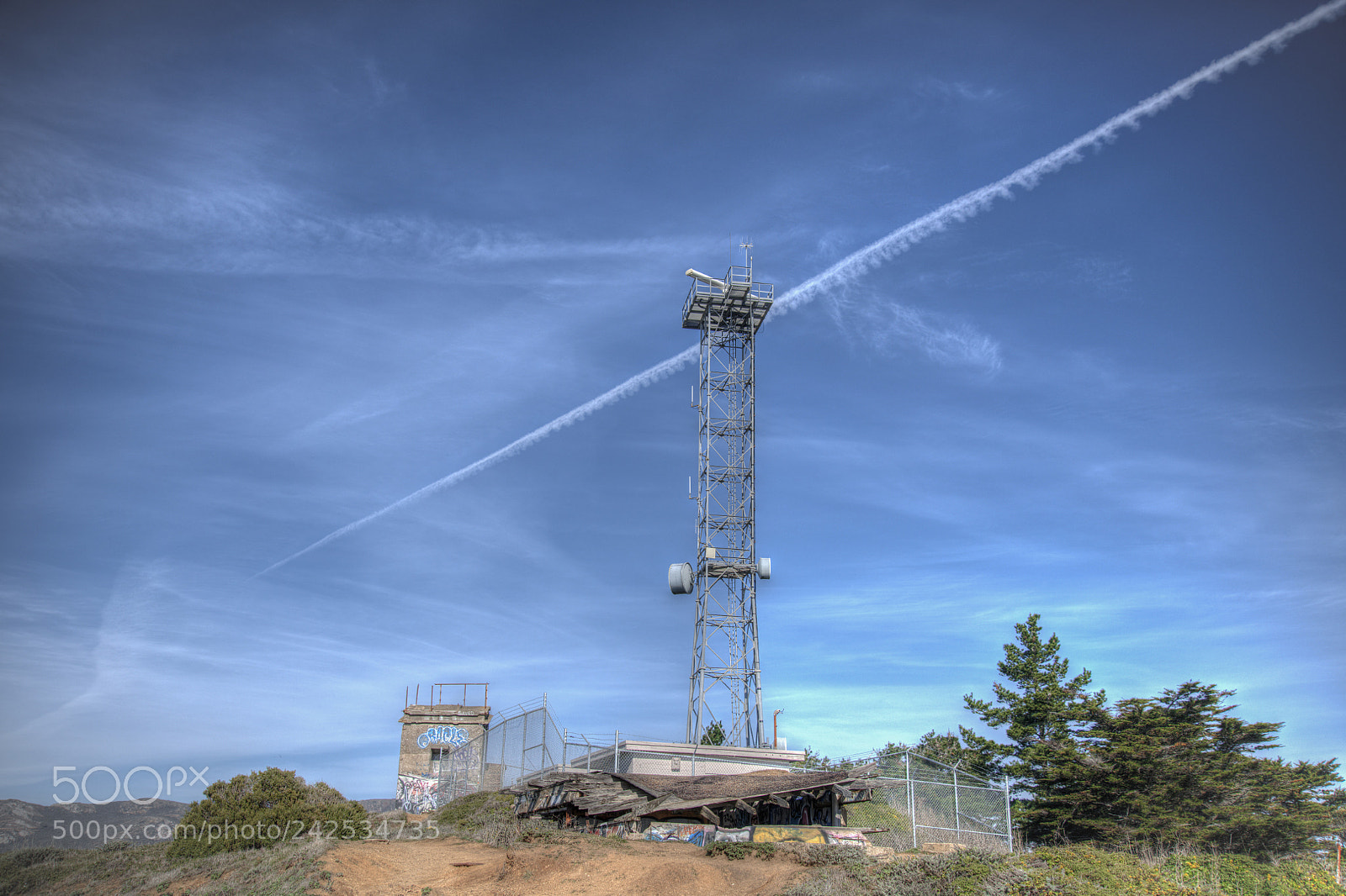 Nikon D850 sample photo. Radar tower photography