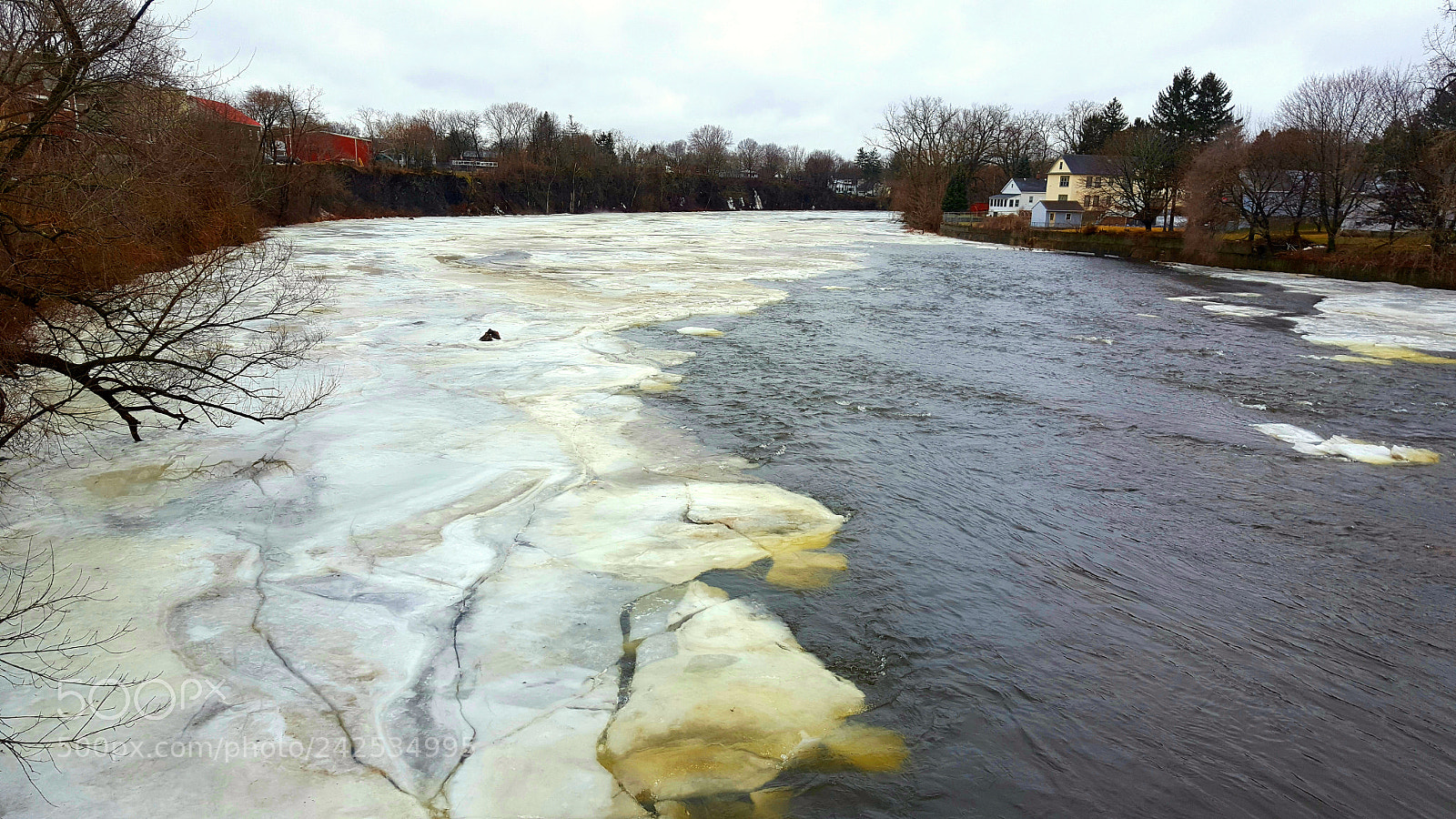 Samsung Galaxy S6 sample photo. Ice river photography
