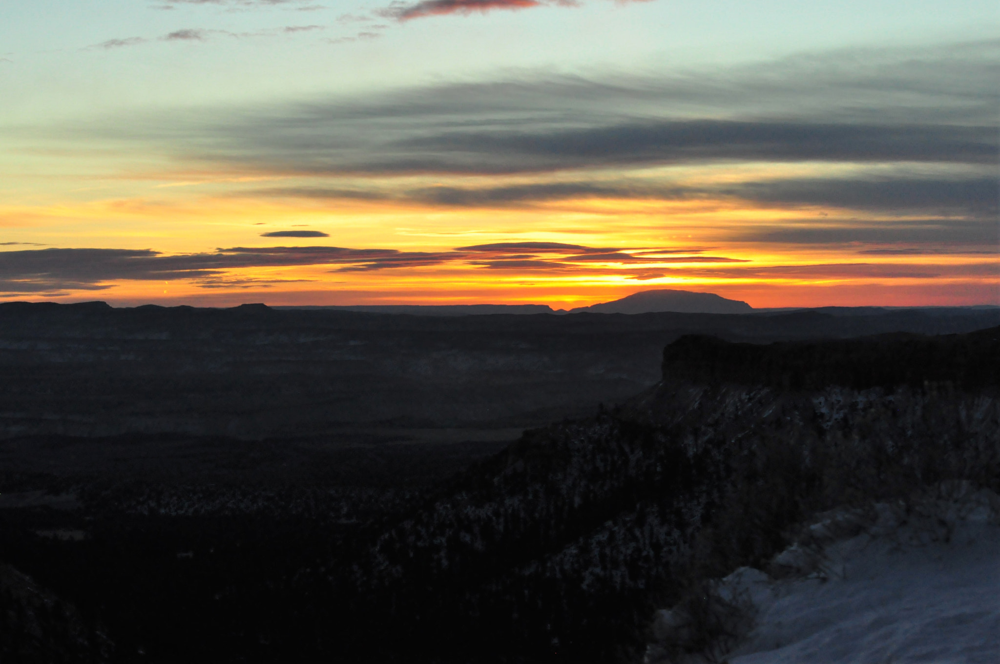 Nikon D90 sample photo. Winter sunrise photography