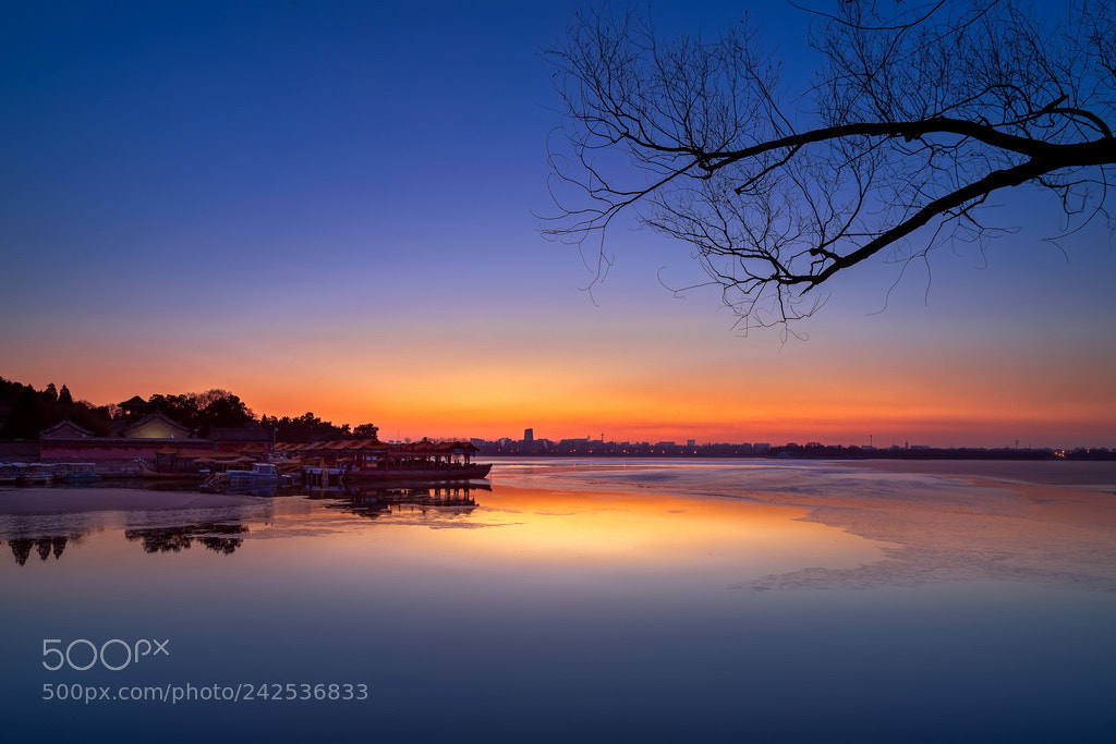 Canon EOS 6D Mark II sample photo. Summer palace in winter photography