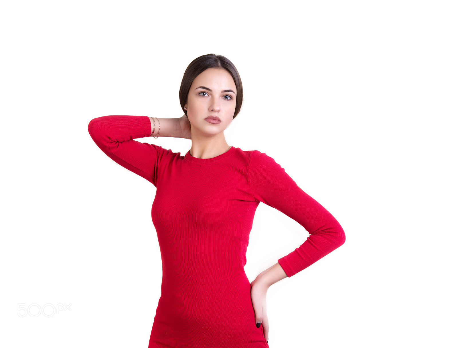 Nikon D600 sample photo. Woman in red photography