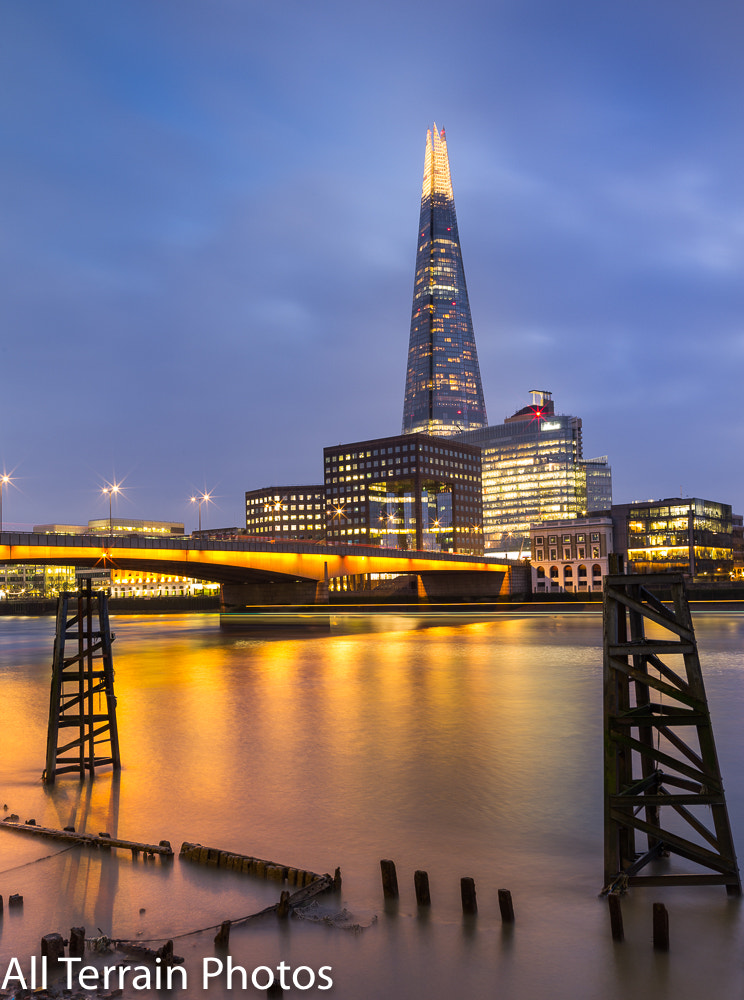 Pentax 645D sample photo. Shard by the river thames photography