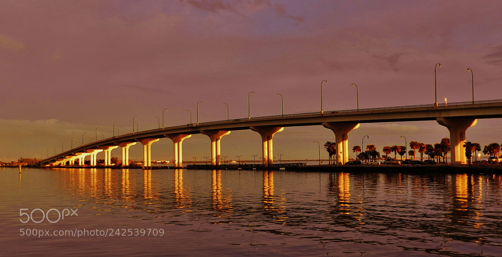 Nikon Coolpix P500 sample photo. Jensen beach causeway evening photography