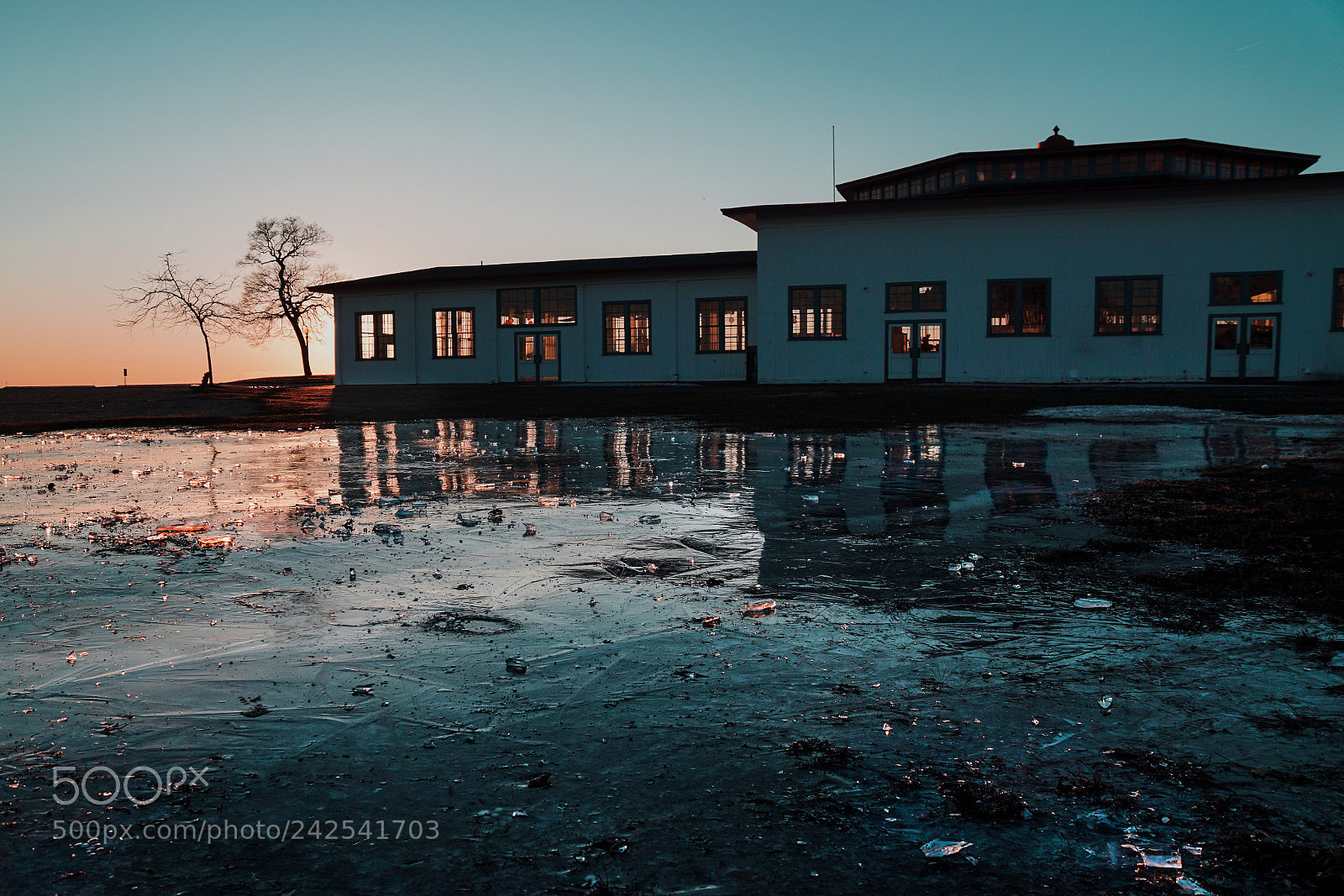 Sony a6300 sample photo. Icy sunset photography