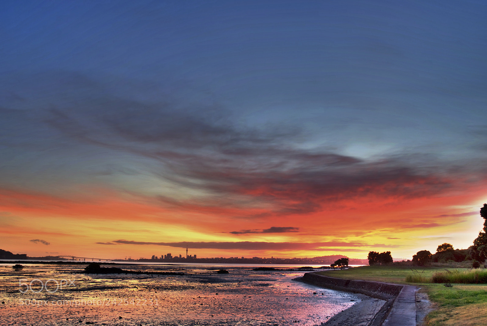 Nikon D80 sample photo. Auckland sunrise photography