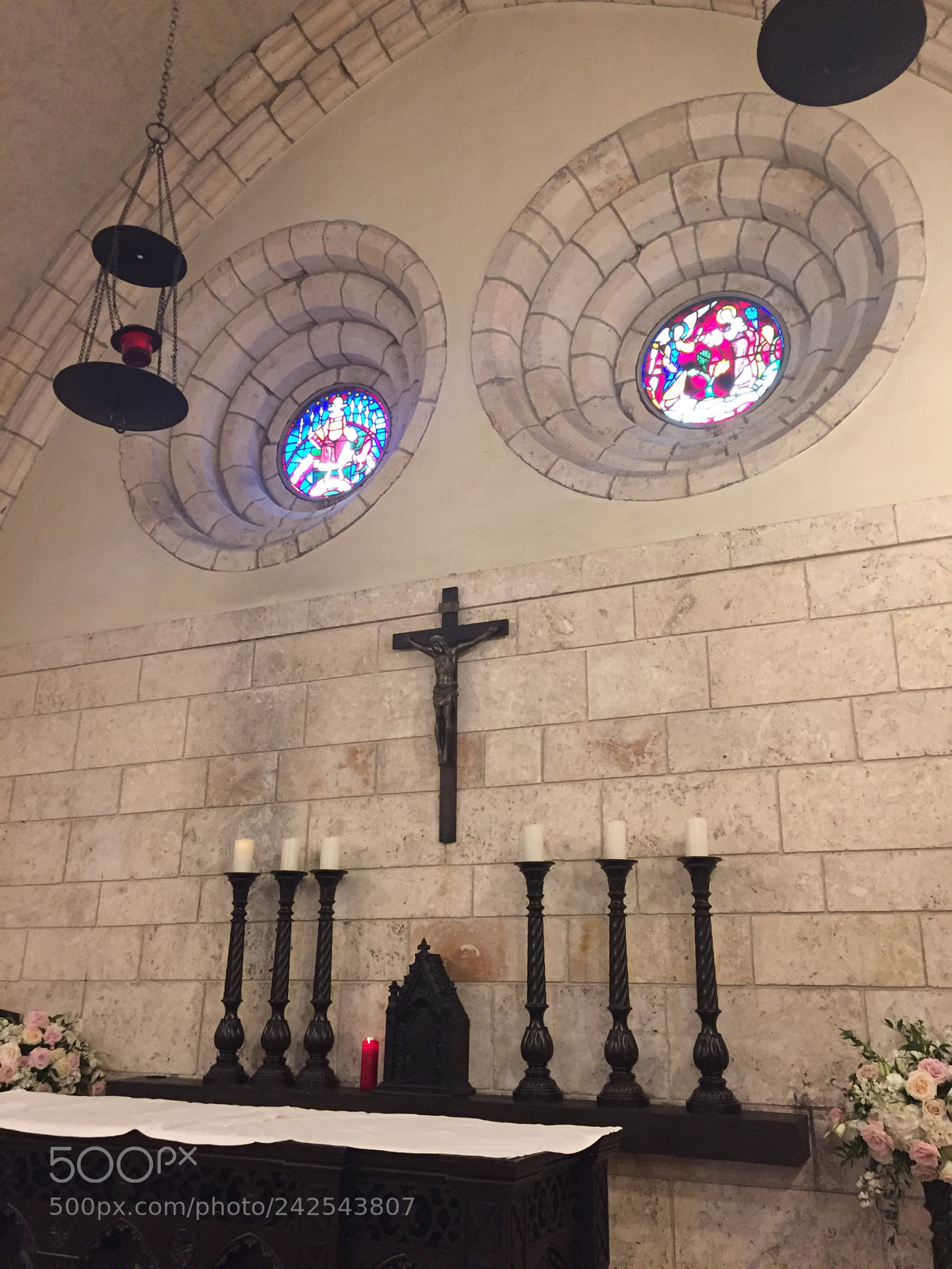 Apple iPhone 6 sample photo. Ancient spanish monastery chapel photography