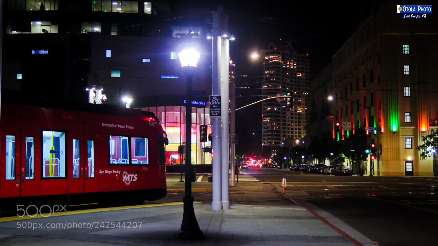 Canon PowerShot G16 sample photo. Nighttime in san diego photography