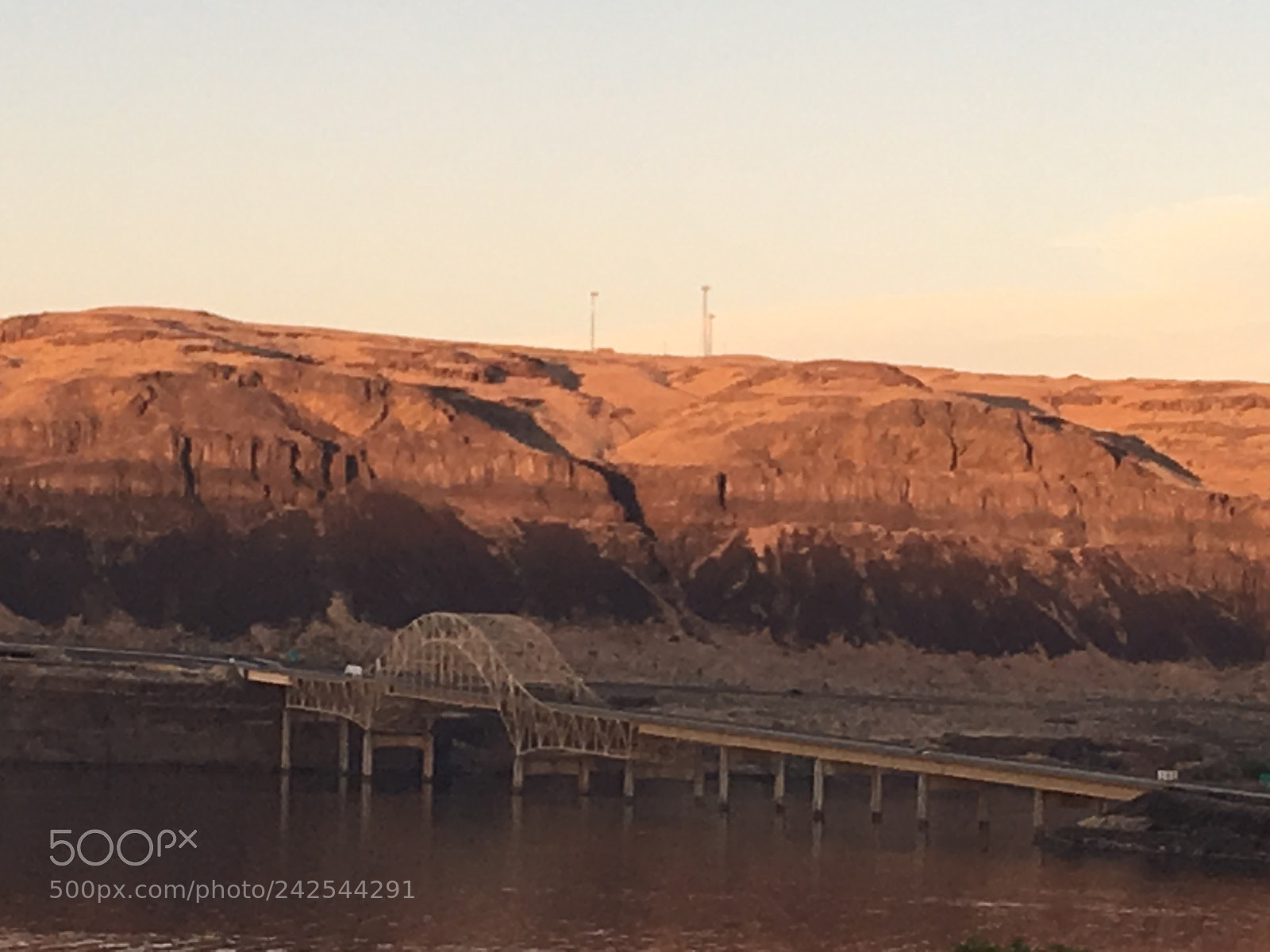 Apple iPhone 6s sample photo. Bridge at sunset photography