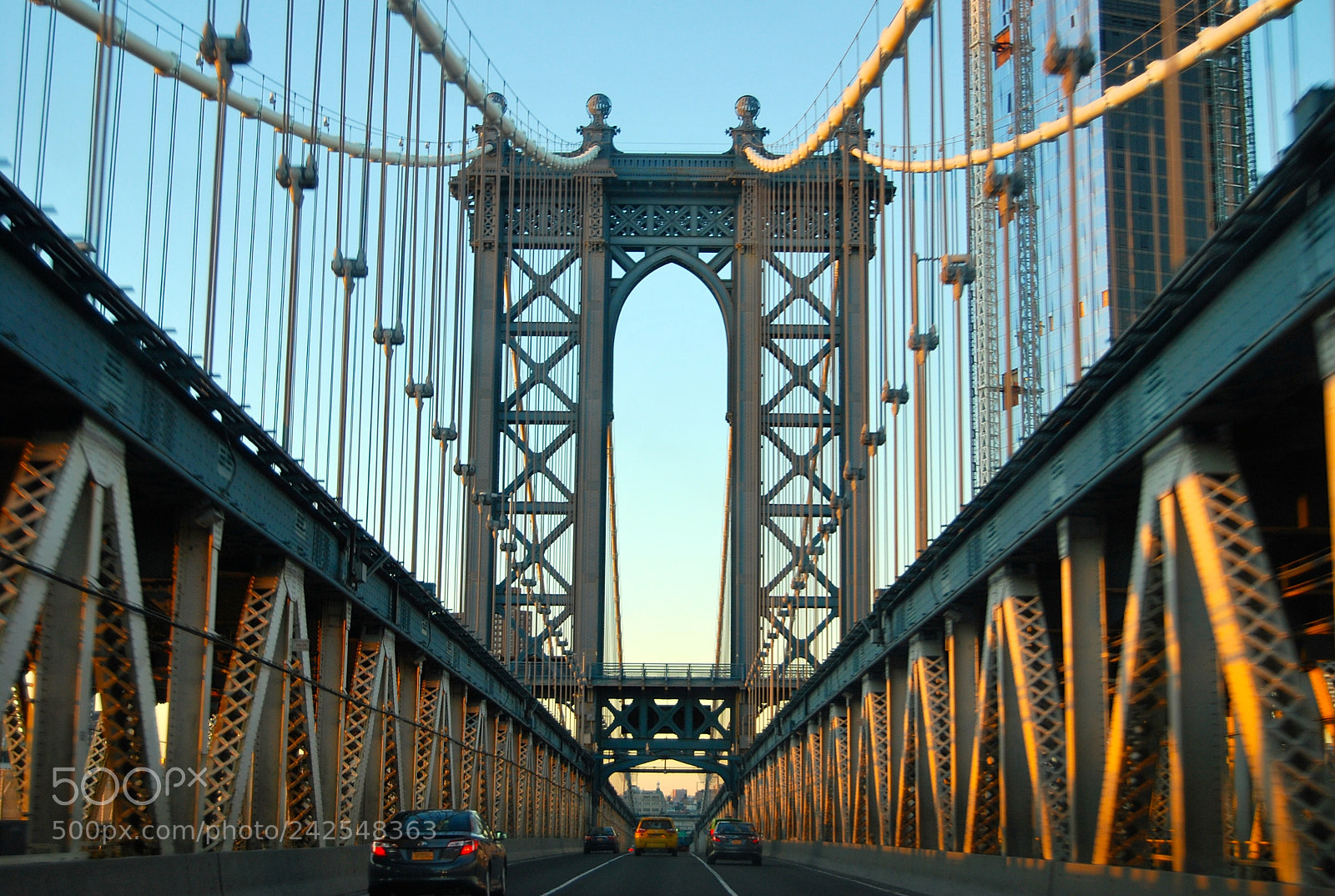 Nikon D60 sample photo. Manhattan bridge photography