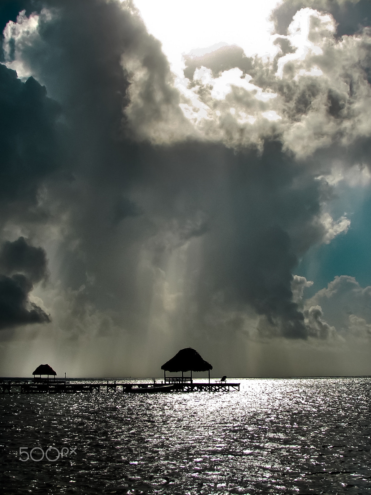 Canon POWERSHOT S2 IS sample photo. Belize evening photography