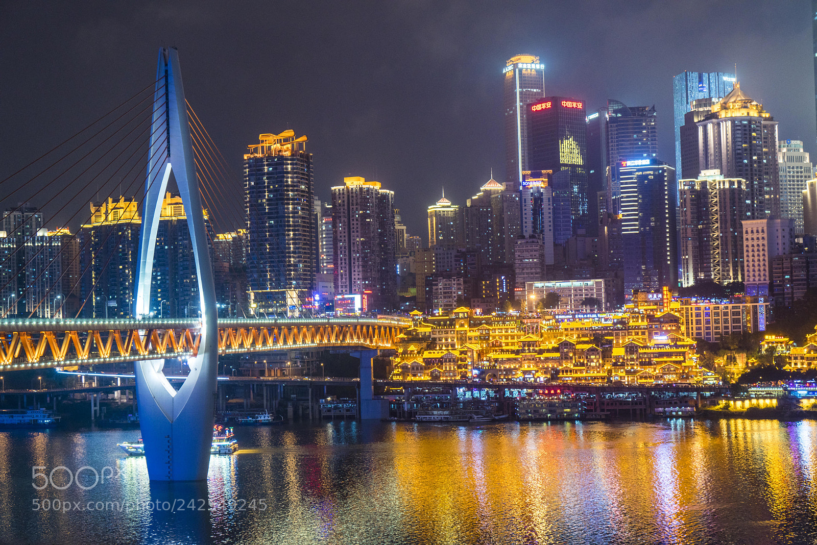 Sony a7R sample photo. Hongyadong & bridge photography