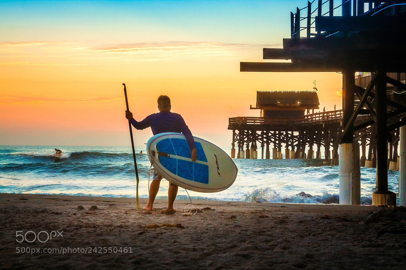 Canon EOS 60D sample photo. Surfer at dawn on photography