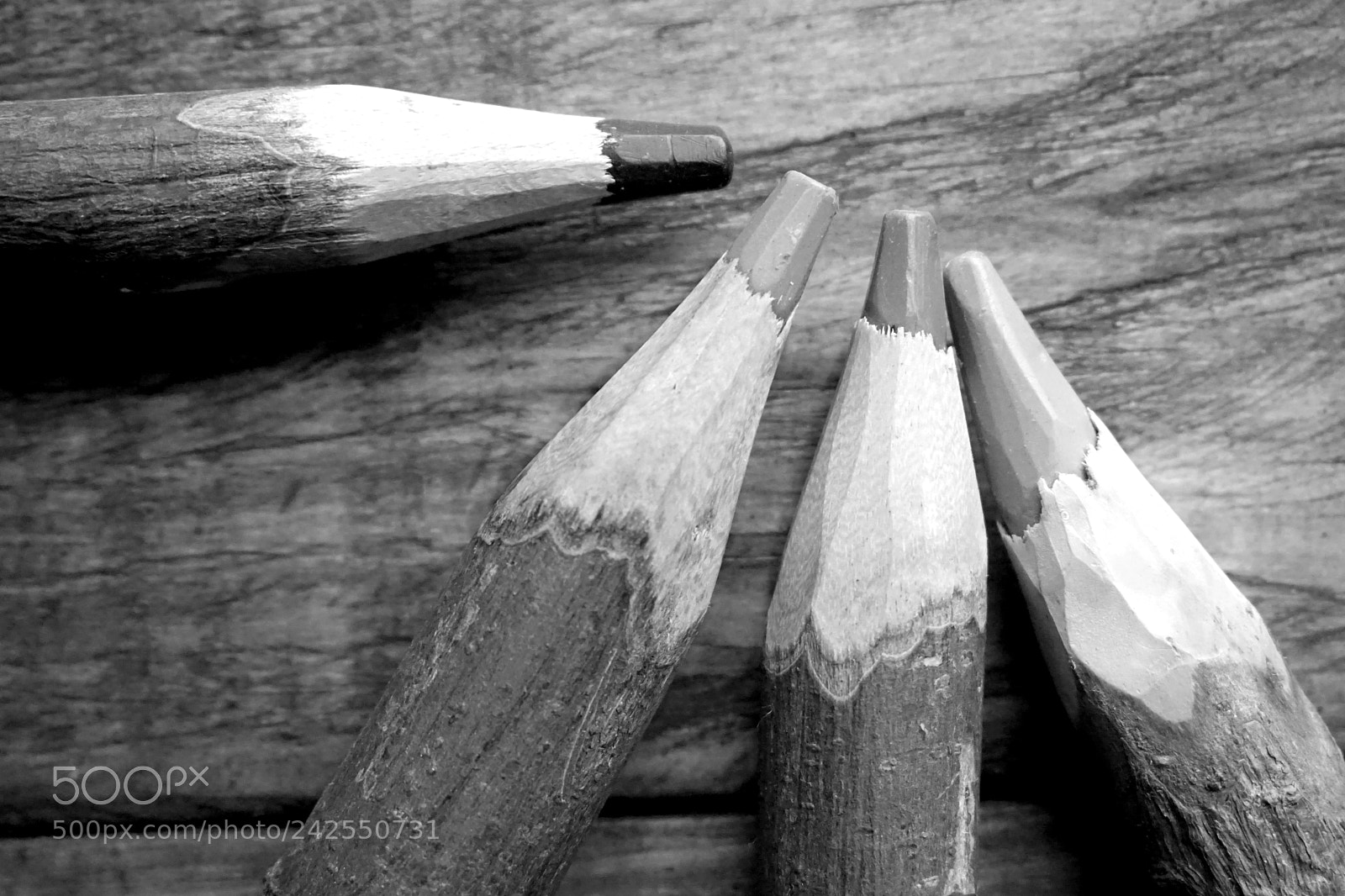 Sony a6000 + Sony E 18-50mm F4-5.6 sample photo. B&w pencils () photography
