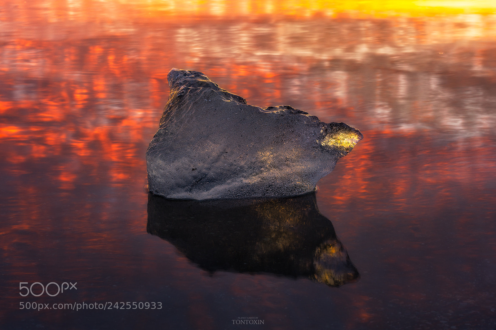 Nikon D810 sample photo. Ice on fire photography