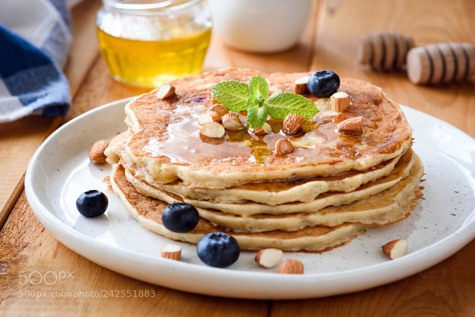 Nikon D810 sample photo. Gluten free almond pancakes photography