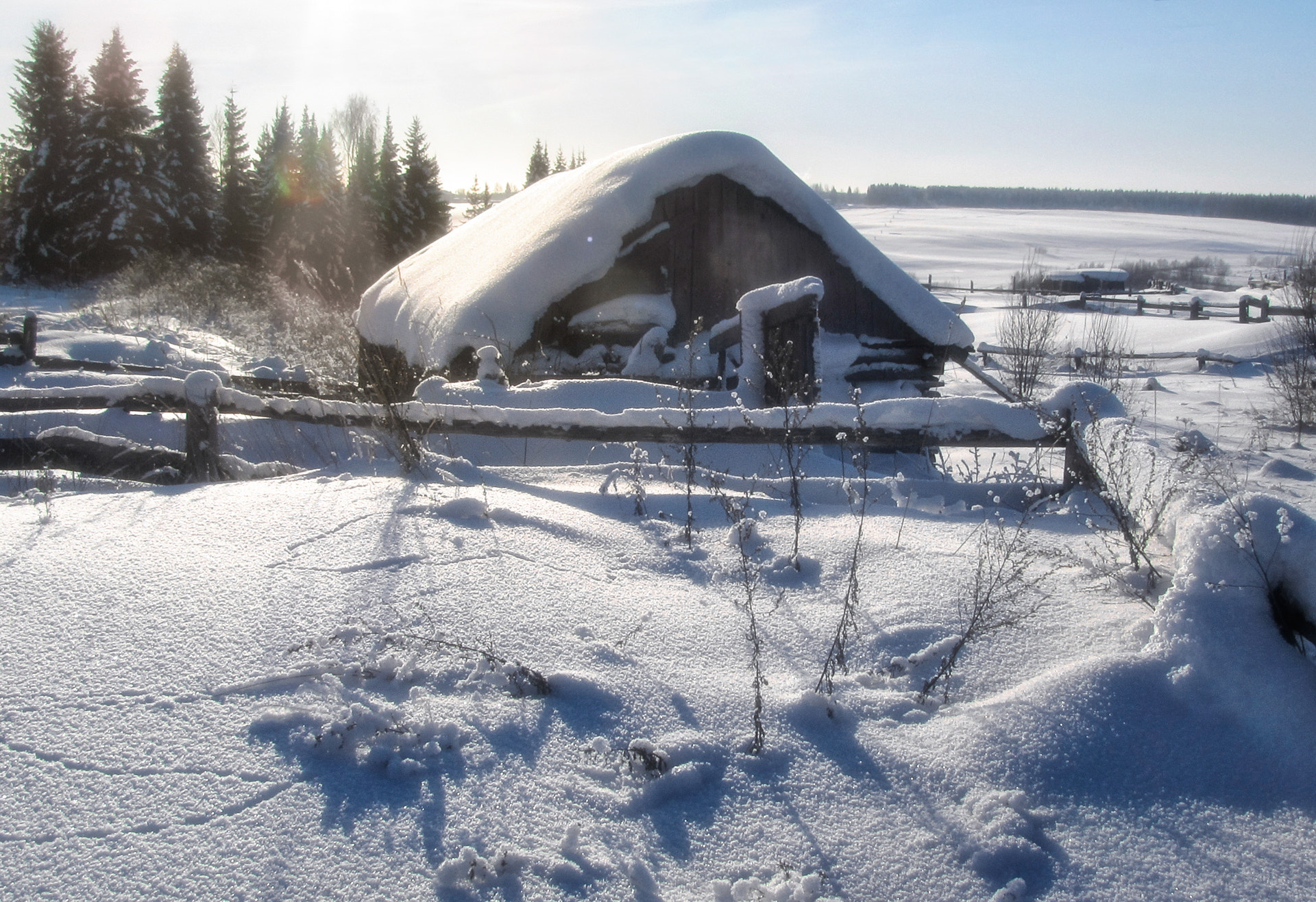 Canon PowerShot SX120 IS sample photo. Winter and sun, a wonderful day. photography