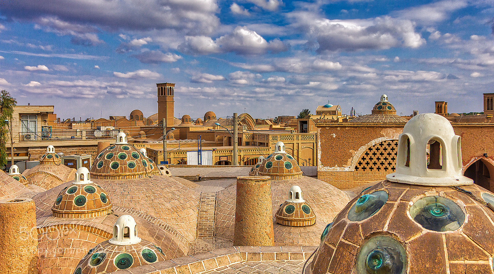 Canon EOS 550D (EOS Rebel T2i / EOS Kiss X4) sample photo. Kashan rooftop view photography