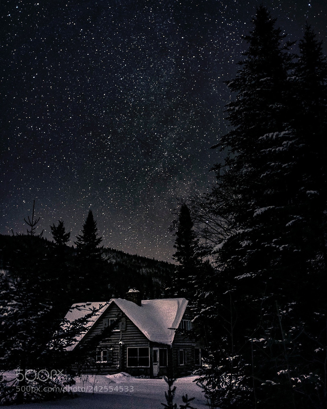 Fujifilm X100F sample photo. Winter night in the photography