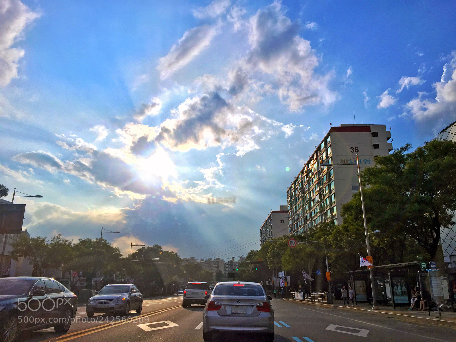 Apple iPhone 6 sample photo. Galleria road sky photography