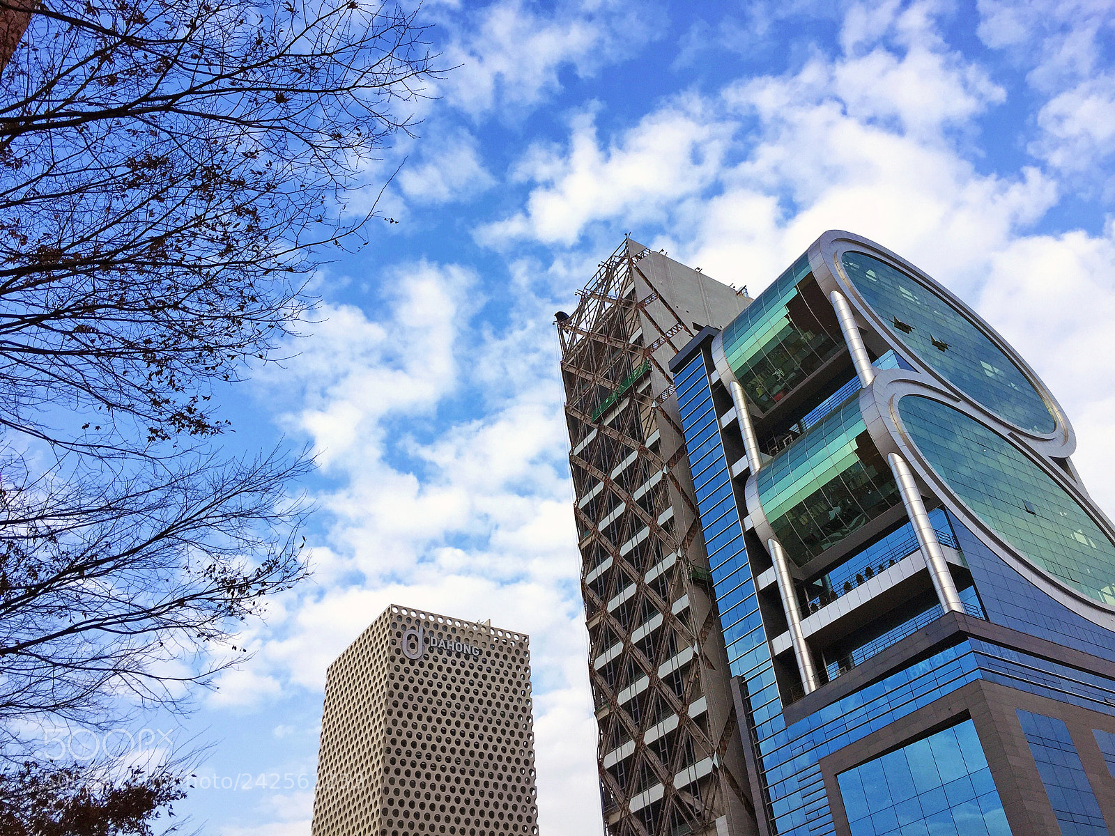 Apple iPhone 6 sample photo. Gangnam sky building photography