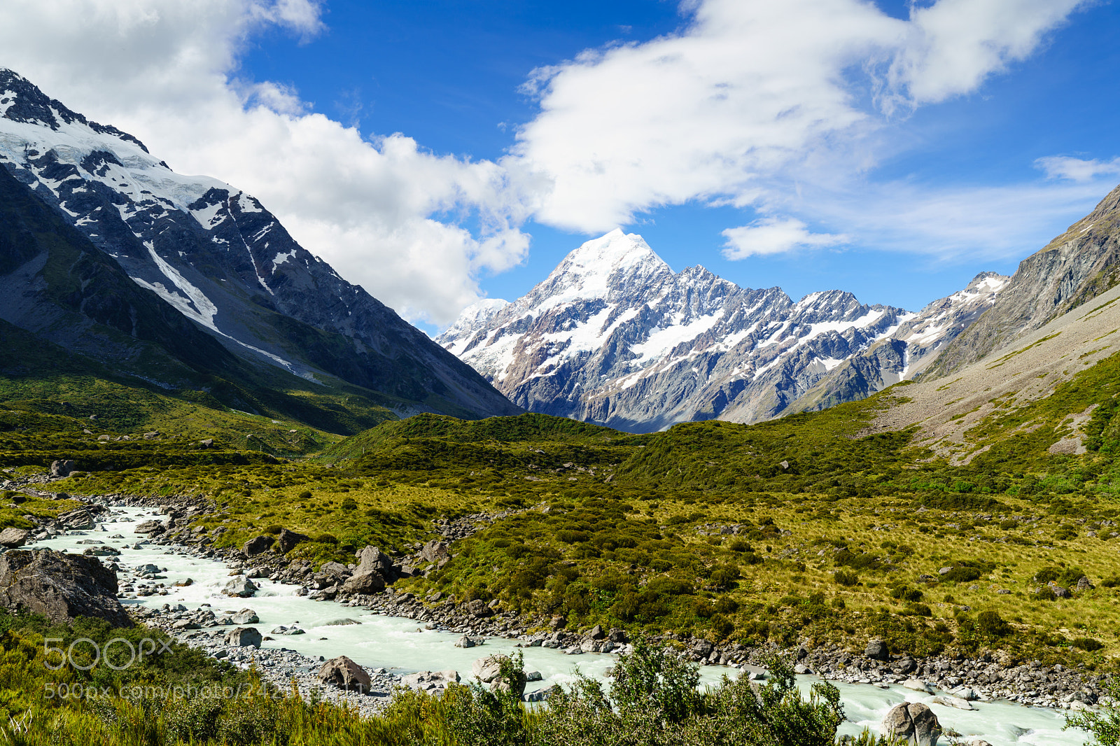Sony a9 sample photo. Hooker valley track photography