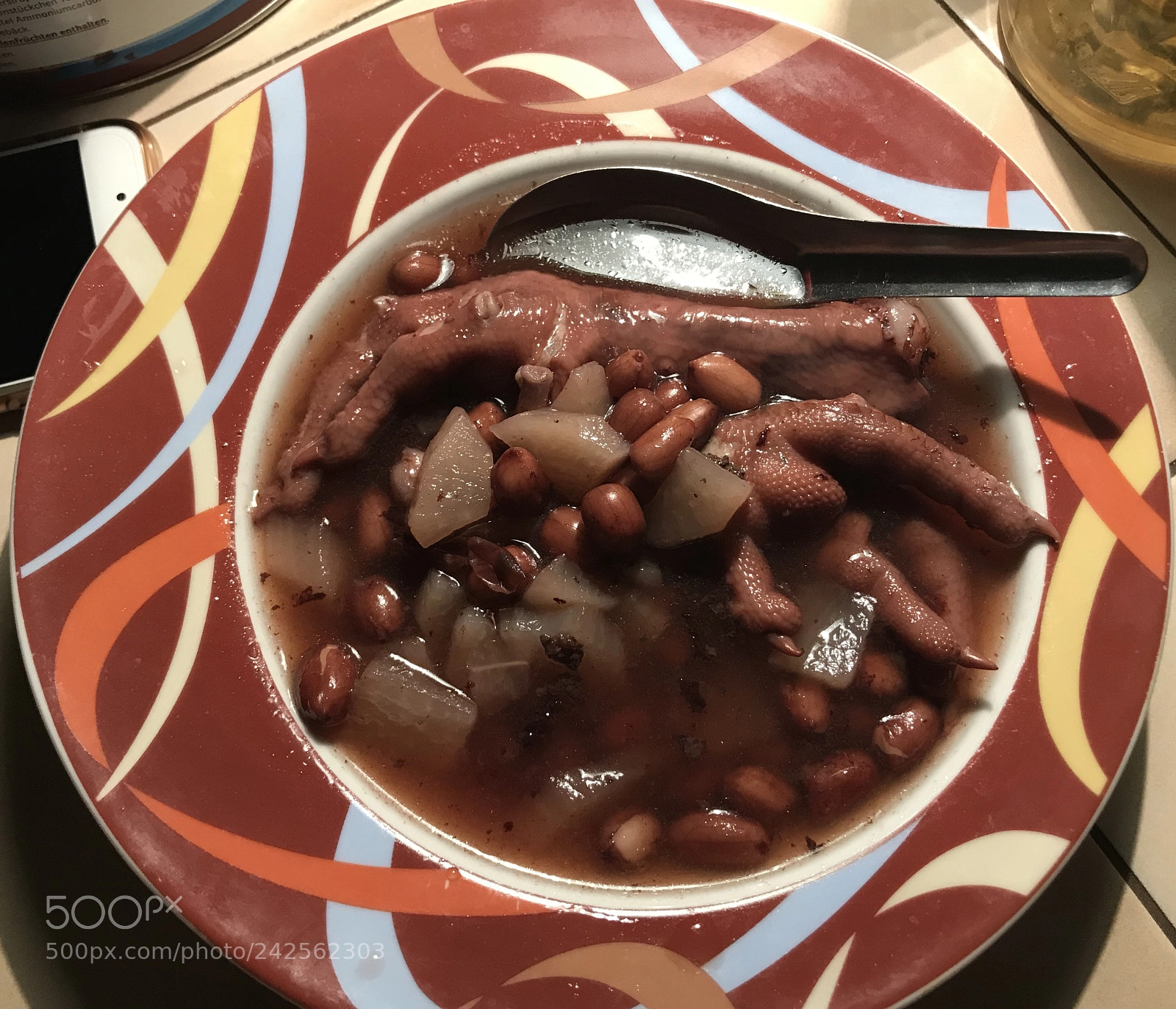 Apple iPhone 7 Plus sample photo. Suppe mit h hnerf photography