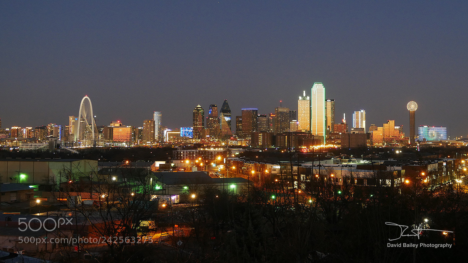 Panasonic Lumix DMC-G7 sample photo. Dallas skyline at night photography