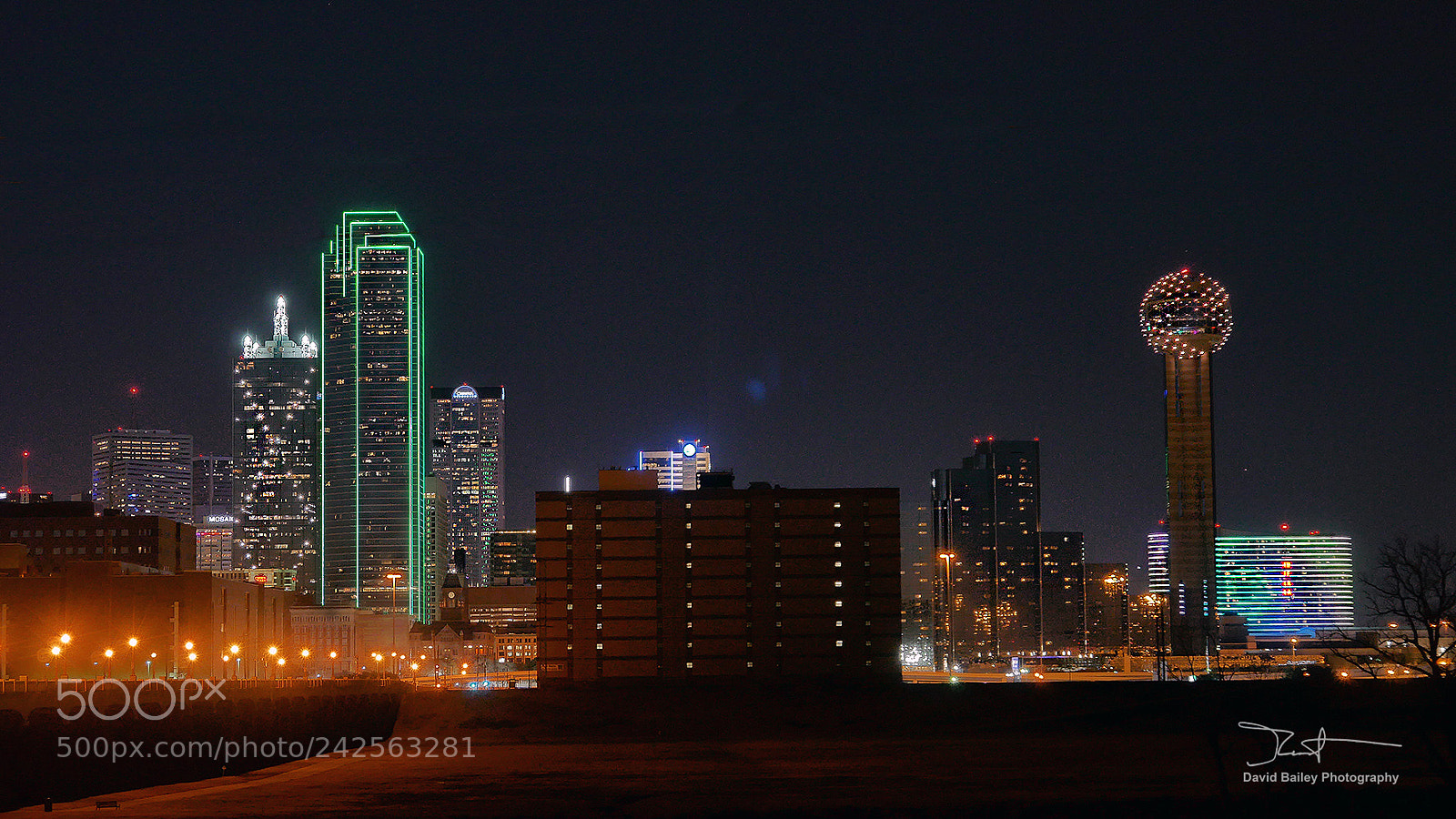 Panasonic Lumix DMC-G7 sample photo. Dallas skyline at night photography