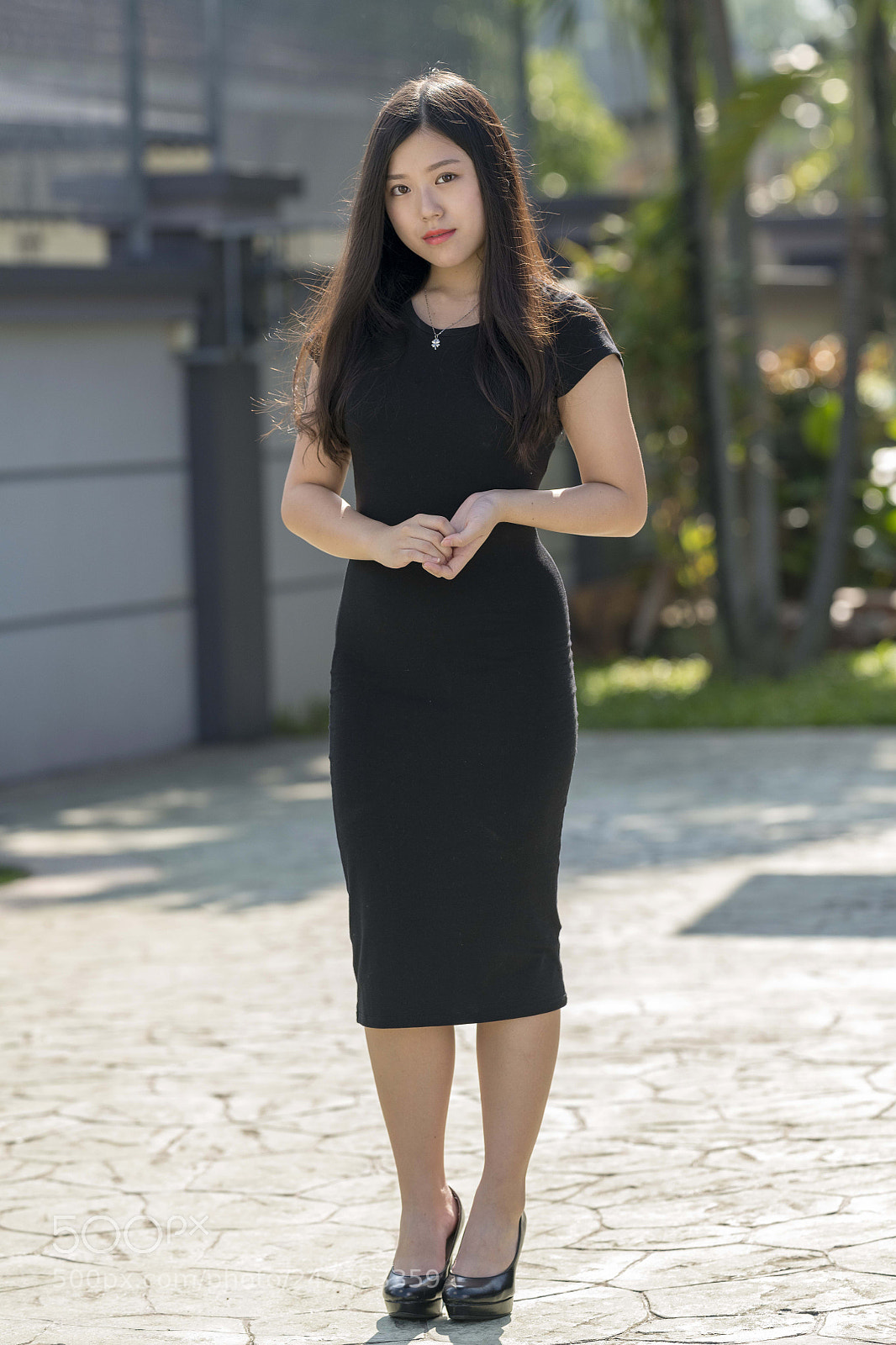 Nikon D850 sample photo. Teenager in cheongsam outfit photography