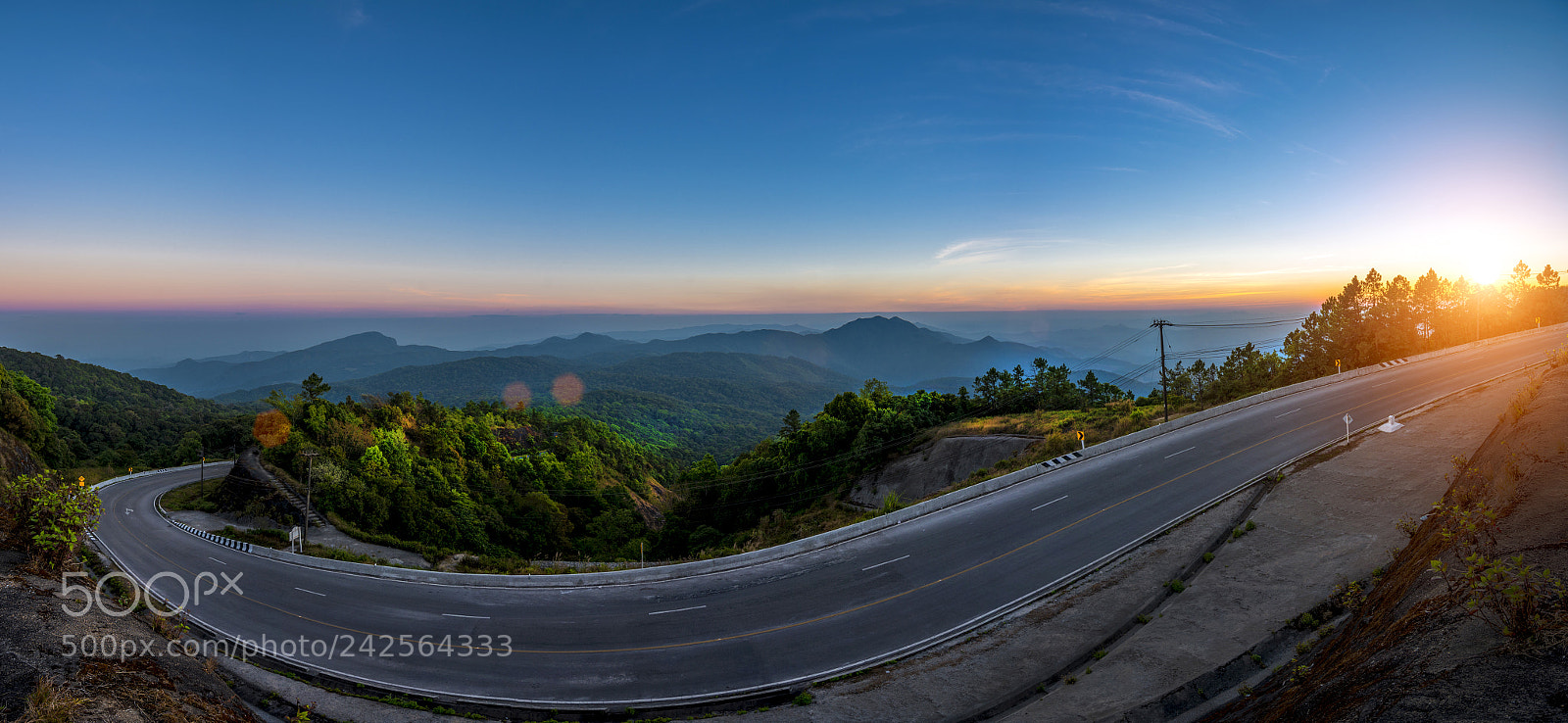 Nikon D800 sample photo. Panorama doi inthanon national photography