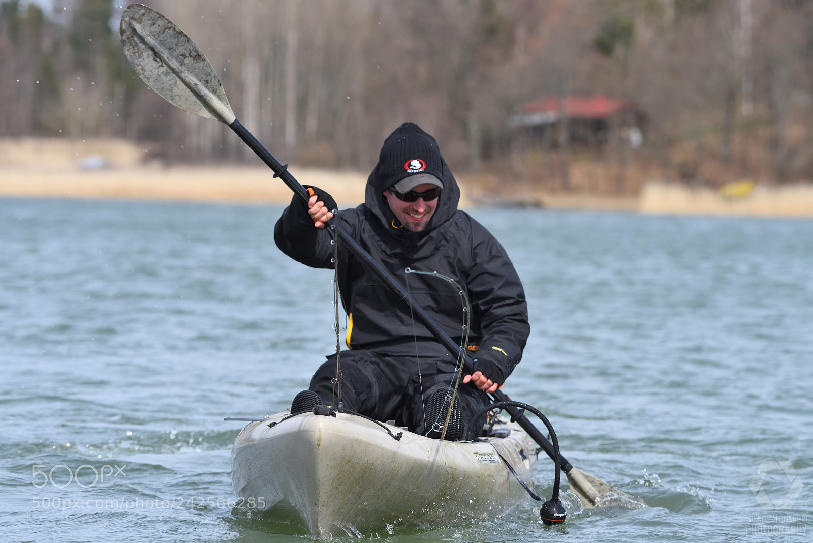 Nikon D810 sample photo. Kayak pike fishing photography