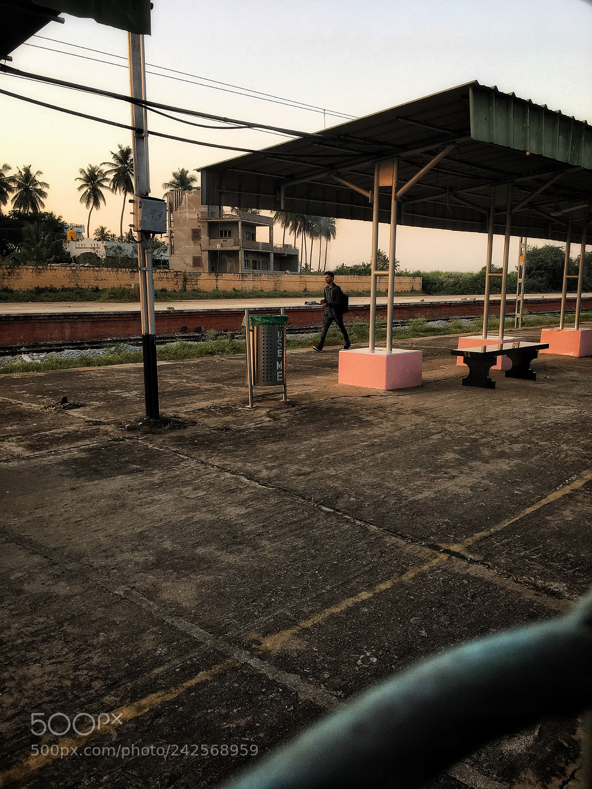 Apple iPhone 6s sample photo. Railway station photography