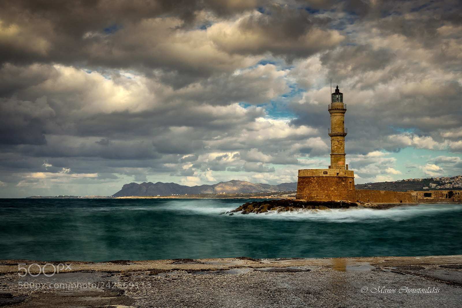 Sony a7 II sample photo. The lighthouse of chania photography