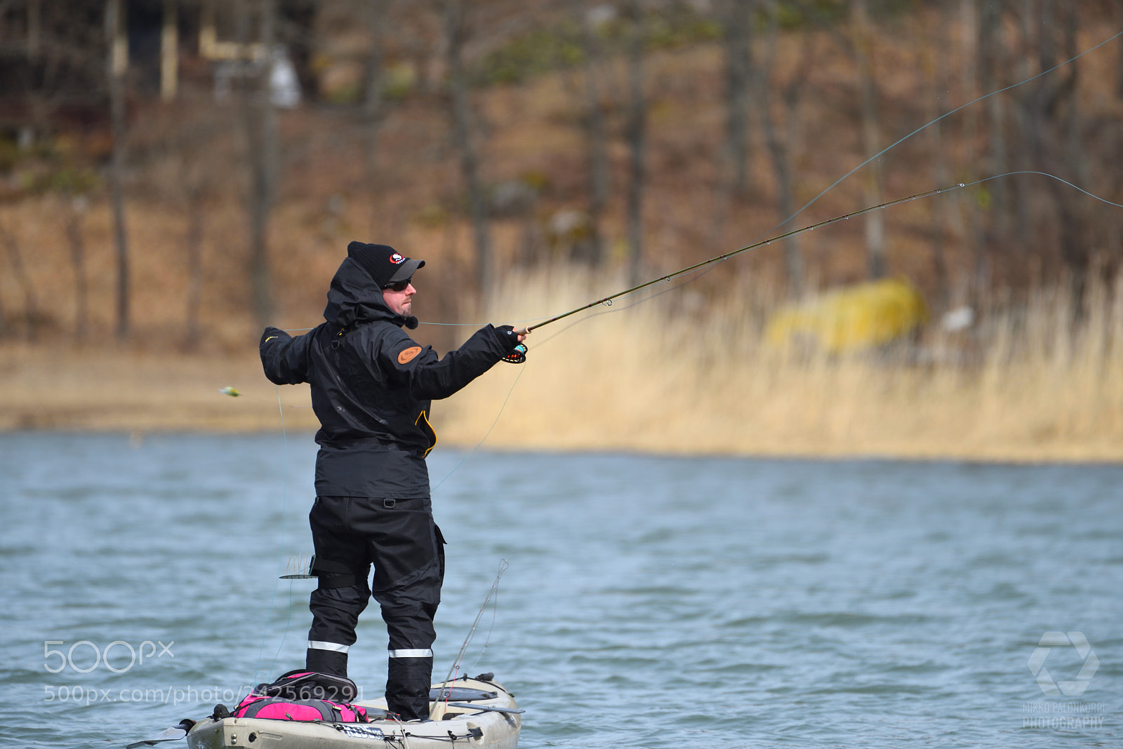 Nikon D810 sample photo. Kayak pike fishing photography