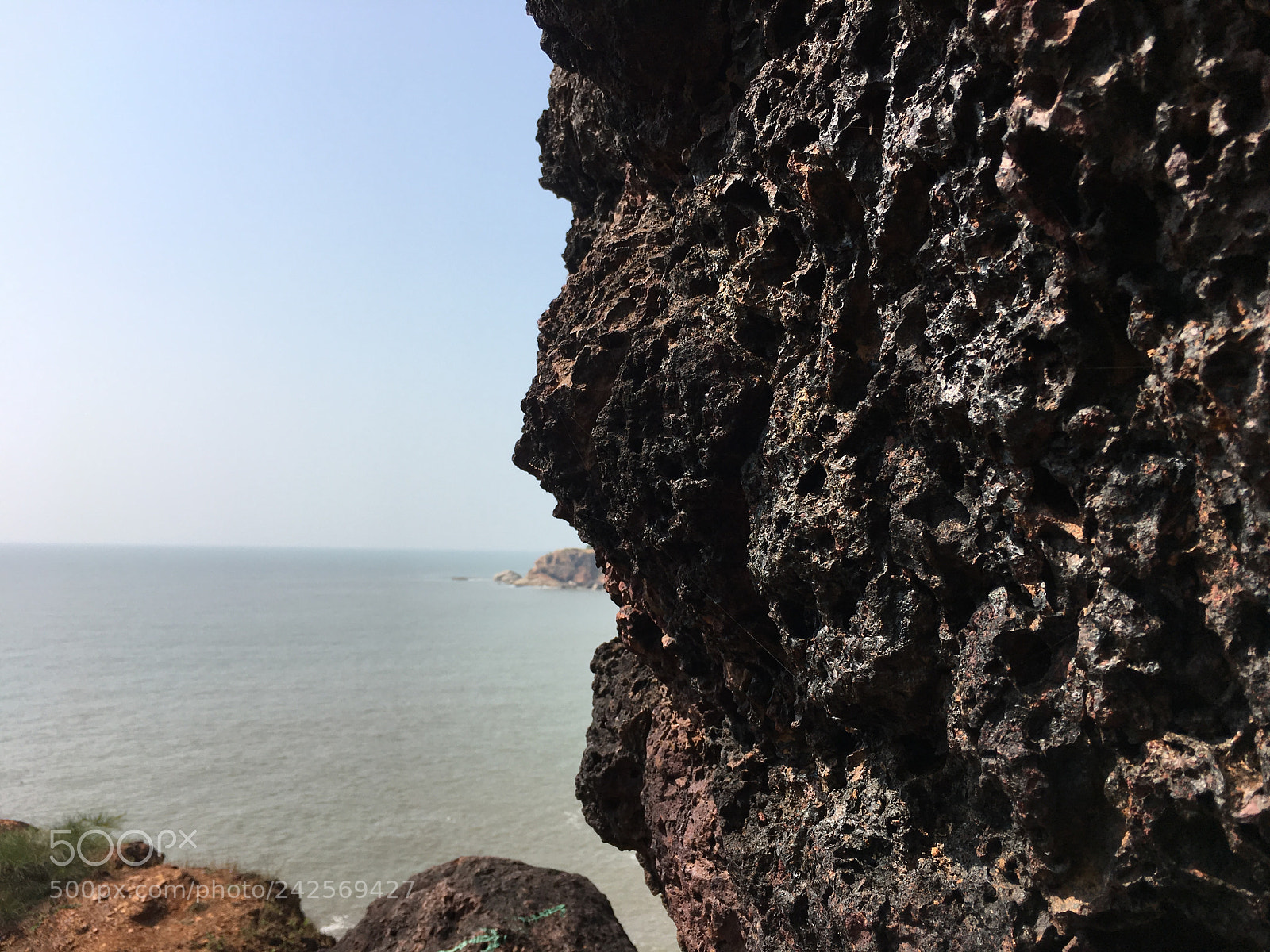 Apple iPhone 6s sample photo. Rock side photography