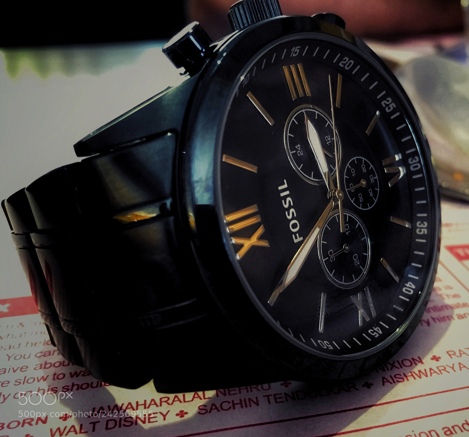Apple iPhone 6s sample photo. Fosil watch photography
