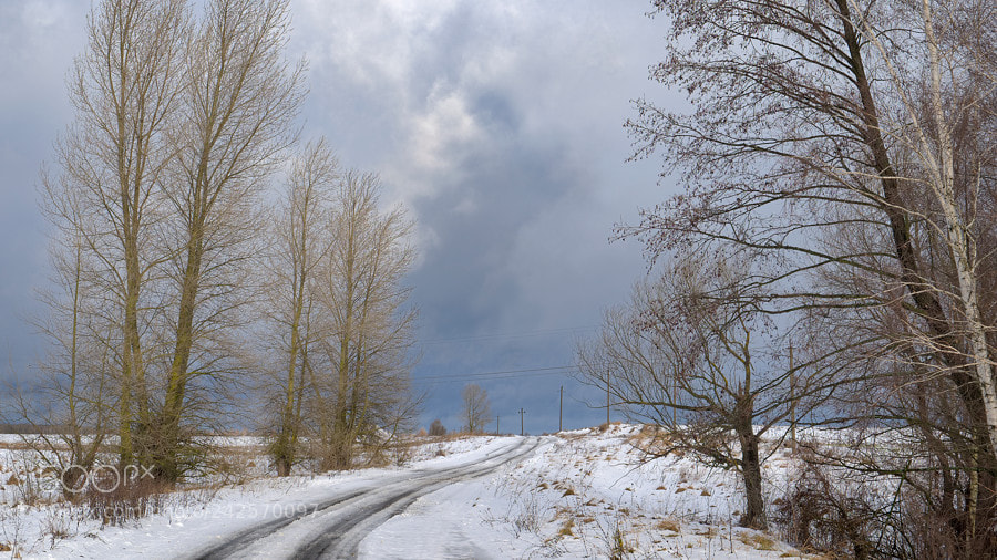 Fujifilm X-E1 sample photo. Winter sky. photography