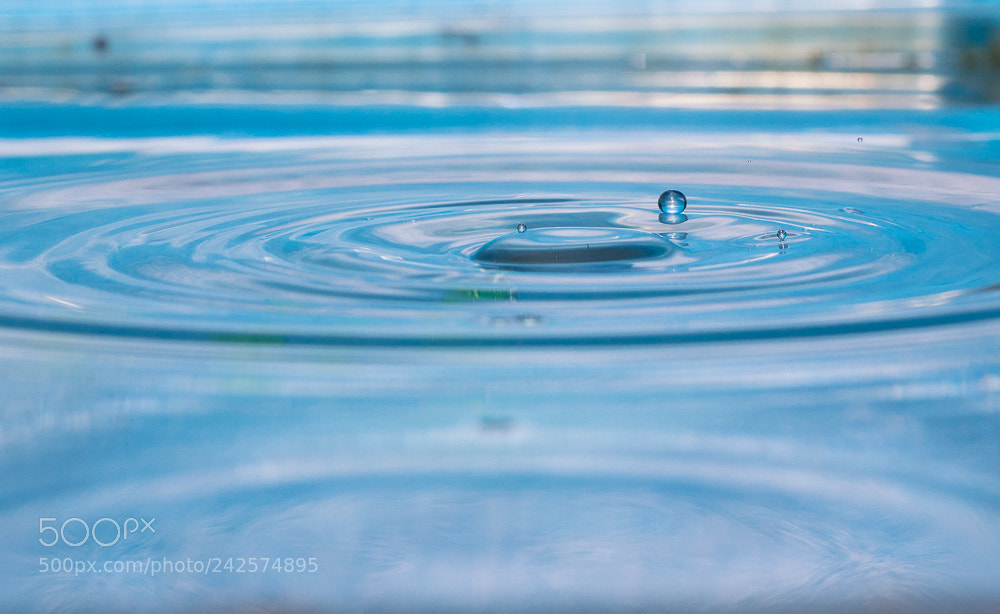 Nikon D3200 sample photo. Drop photography