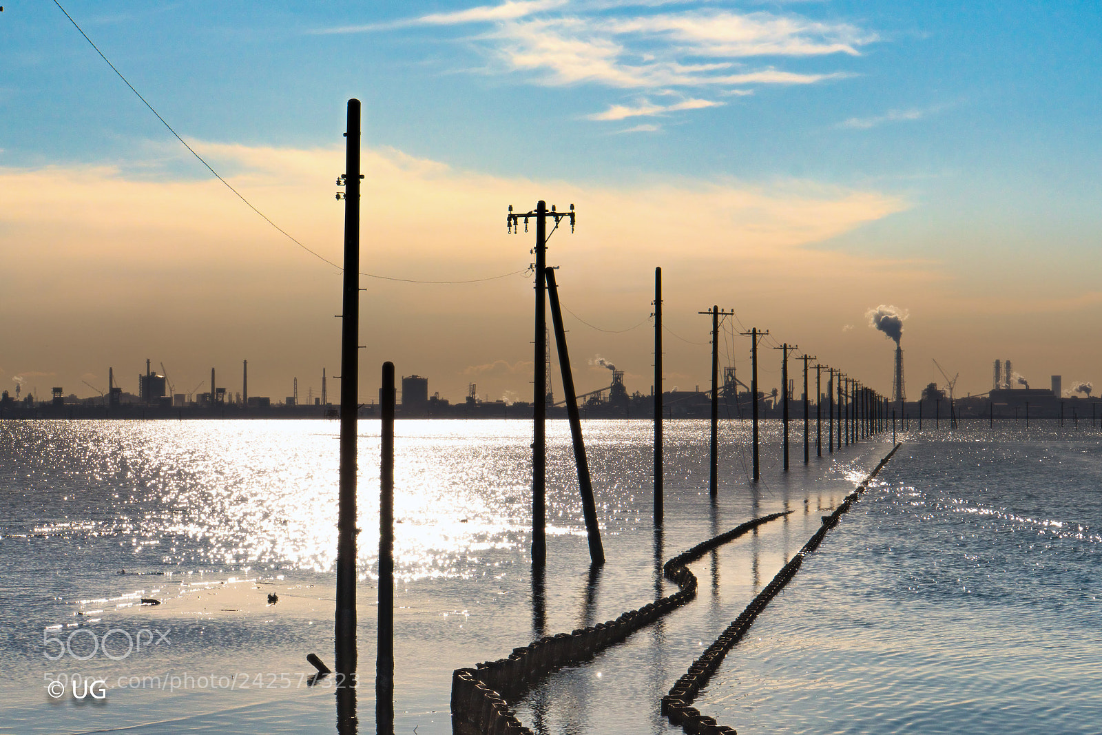Sony a6500 sample photo. Utility pole in the photography