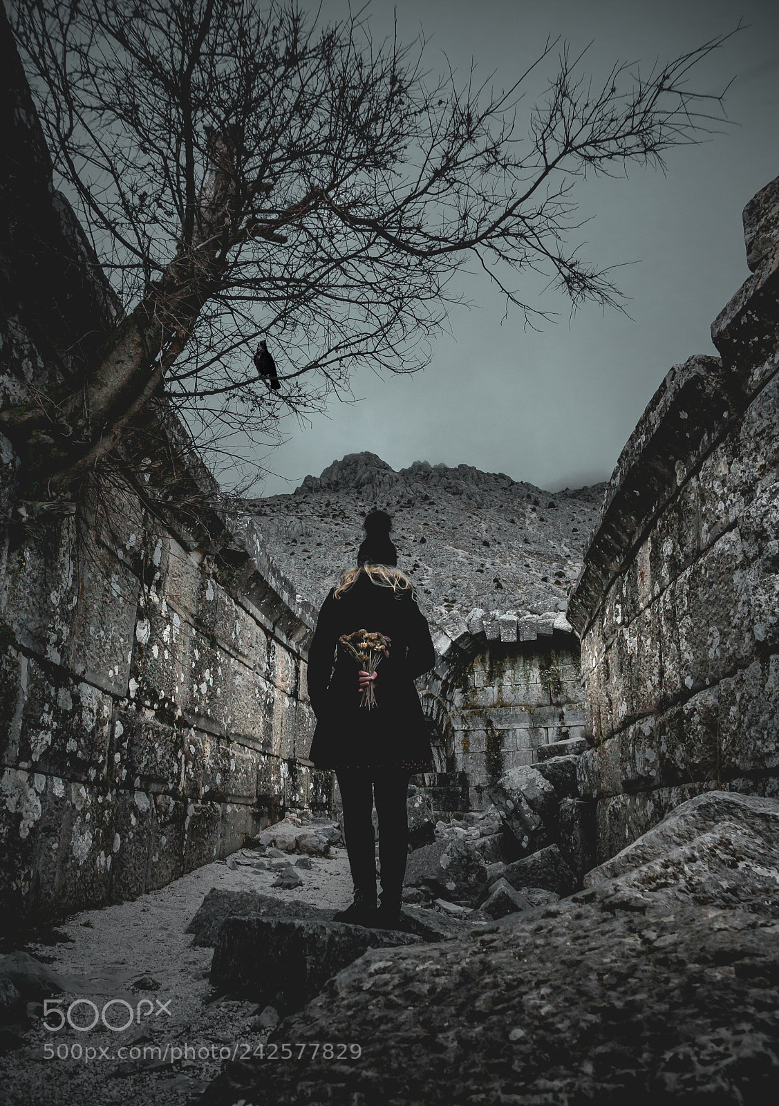 Canon EOS 5D sample photo. Scary scene photography